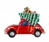 Christmas ornament Car with gifts - 13cm